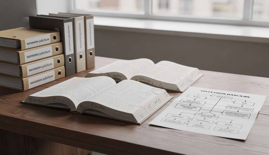 Comprendre le partage d'une succession judiciaire avec schéma